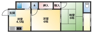 仲辻第一マンションの物件間取画像